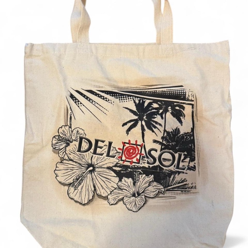 DEL SOL canvas tote bag